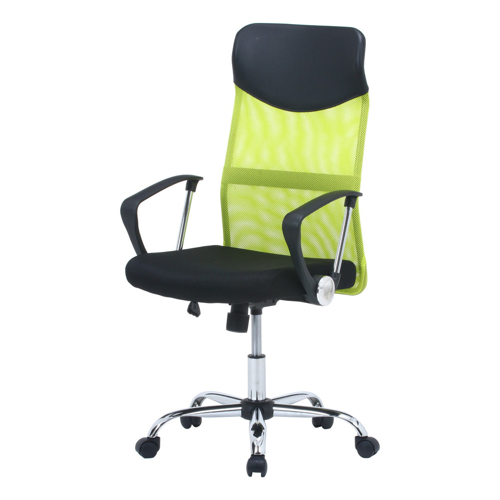 グリーン オフィスチェア ハイバック