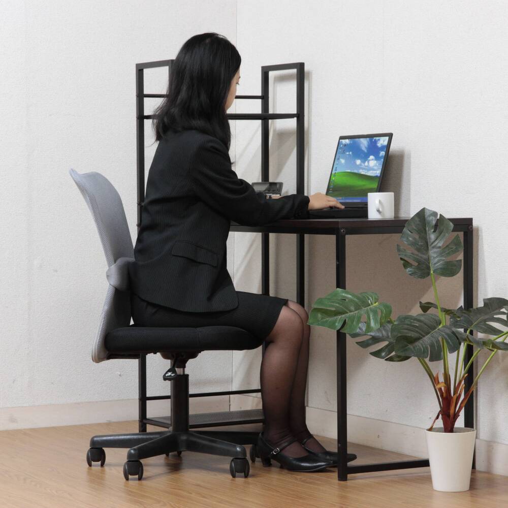 メッシュバックチェア ハンター ランバーサポート付 オフィスチェア デスクチェア 高さ調整可能【FB9443】