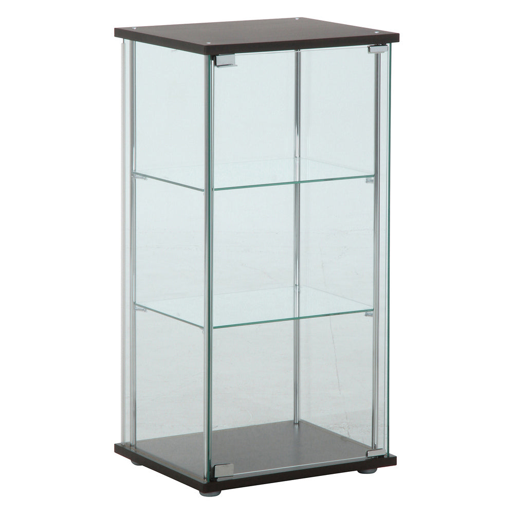 ディスプレイラック 4面ガラス 3段