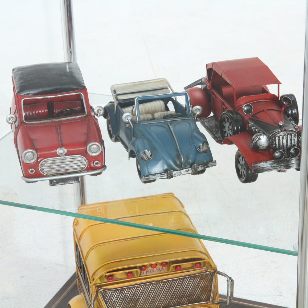 おもちゃ フィギュアショーケース 4面ガラス