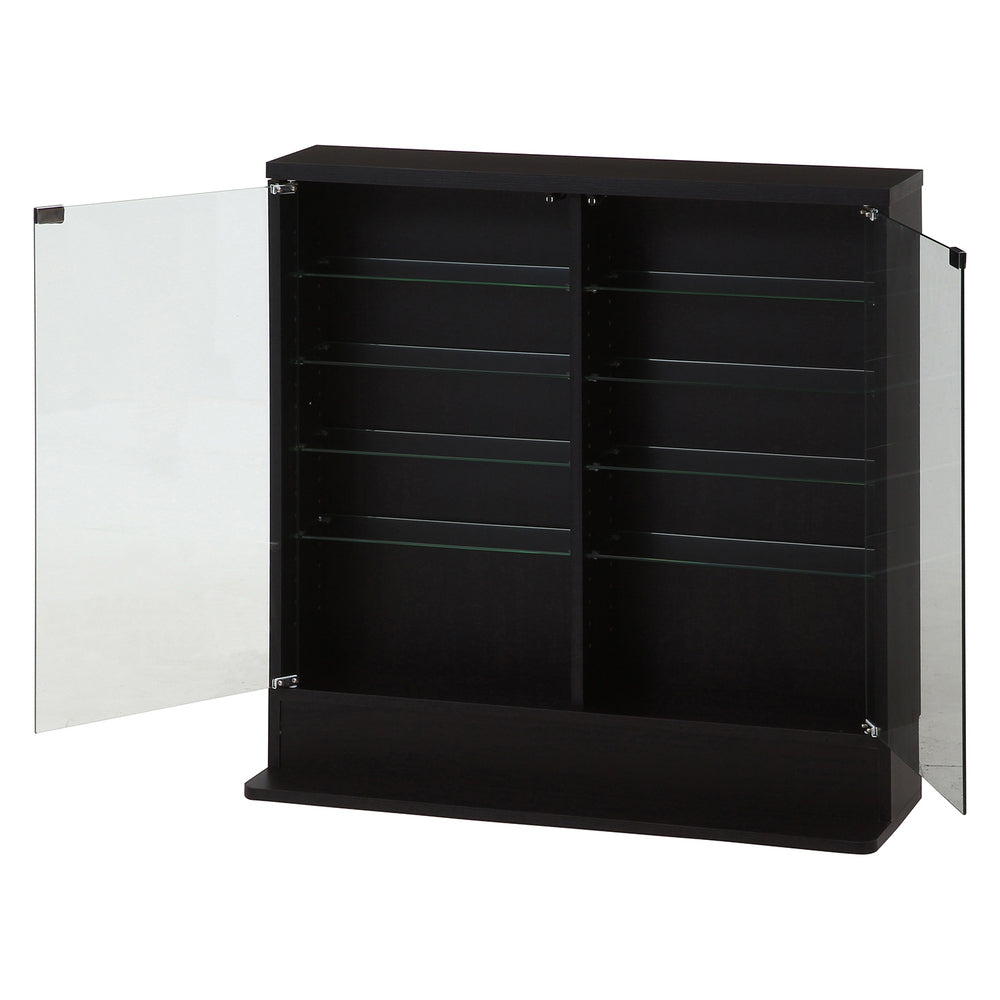 ガラスラック ディスプレイラック 本棚