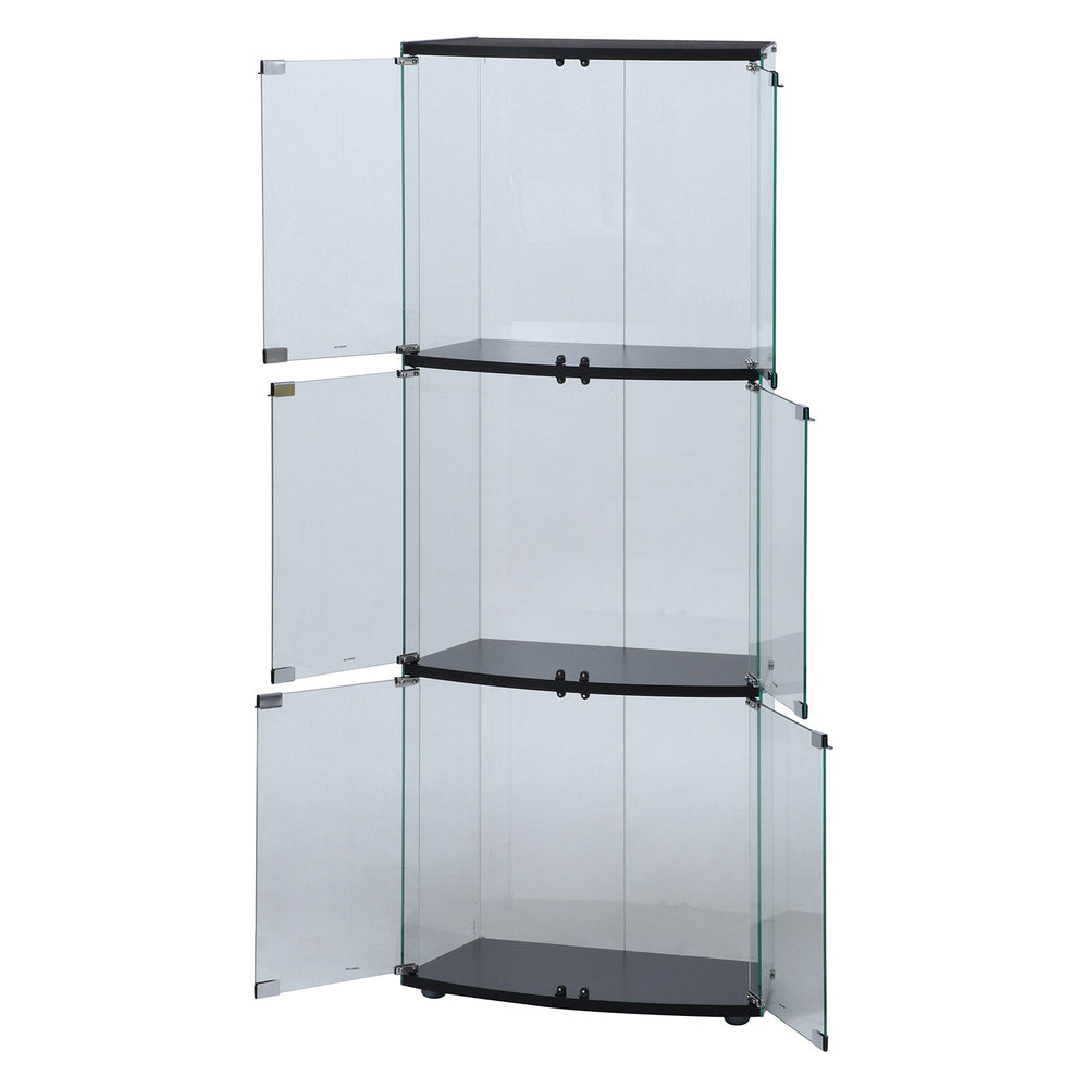 全面ガラス コレクションケース マグネット式の扉