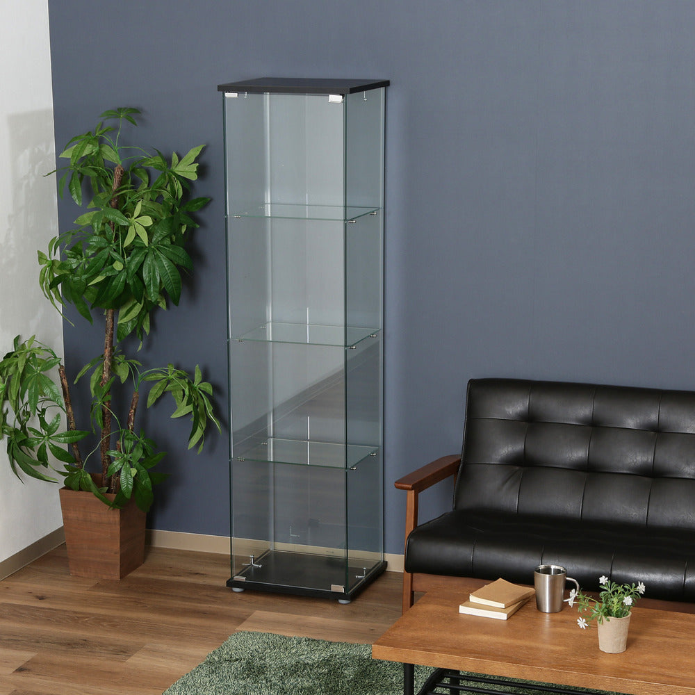 全面ガラス ガラスコレクションケース リビングラック