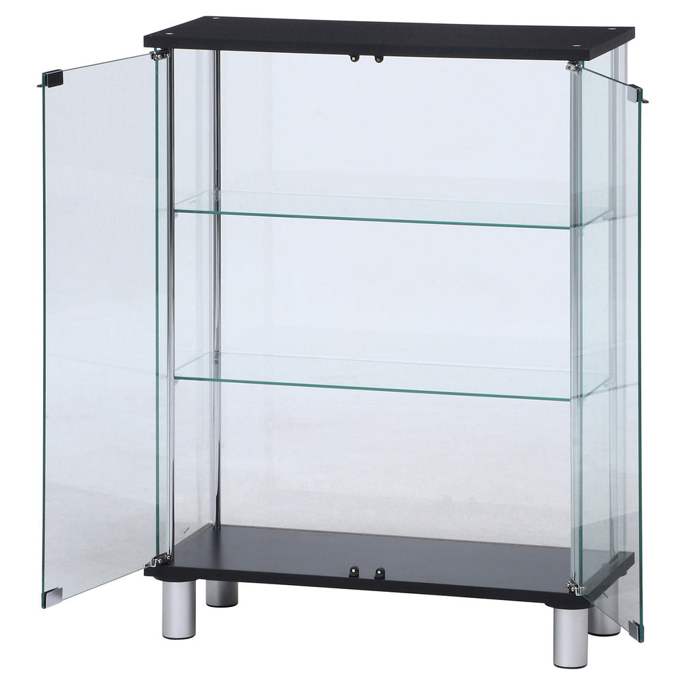 フィギュアケース 強化ガラス ブラック