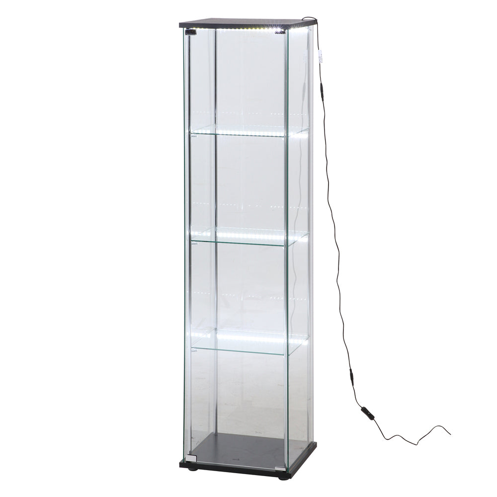 ガラスコレクションケース クリア LED