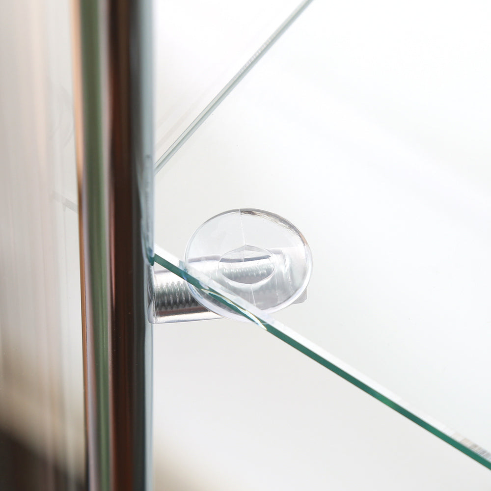 透明なガラス板 吸盤式ダボ ガラス固定