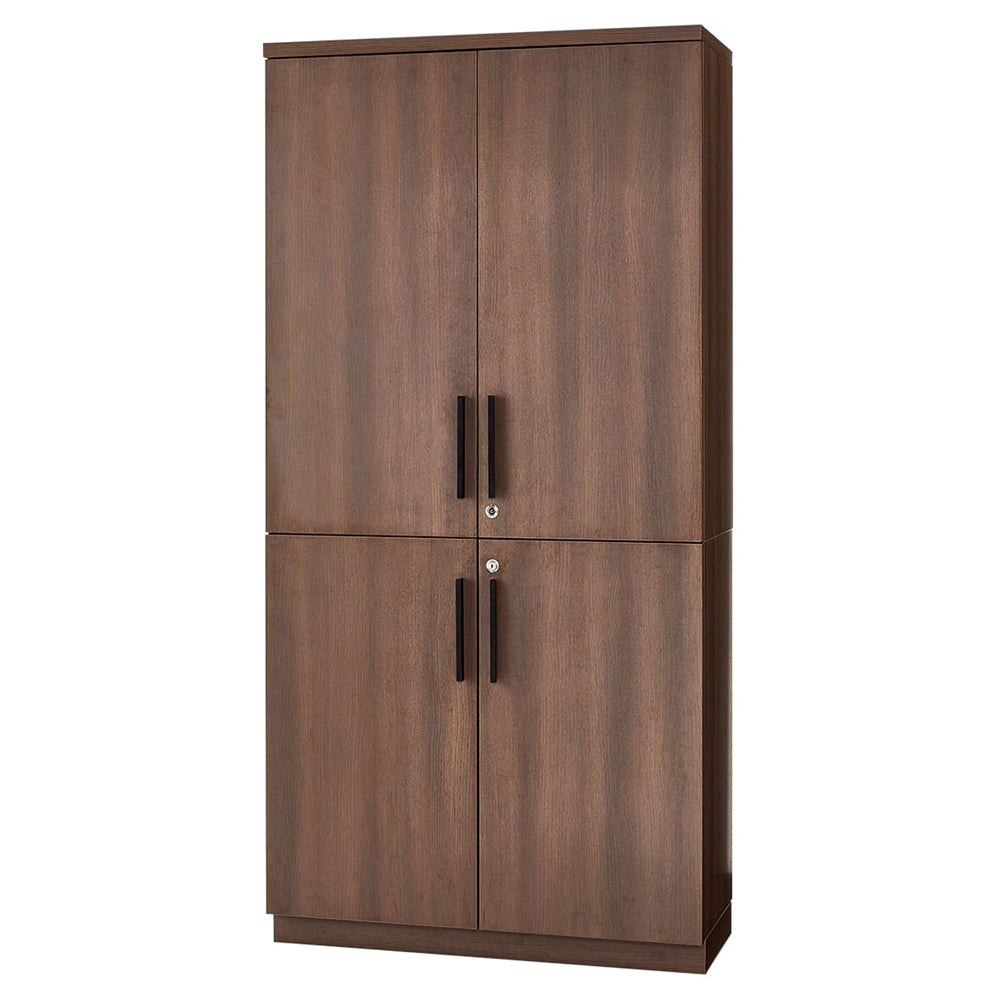 木目キャビネット 書類収納 本棚キャビネット