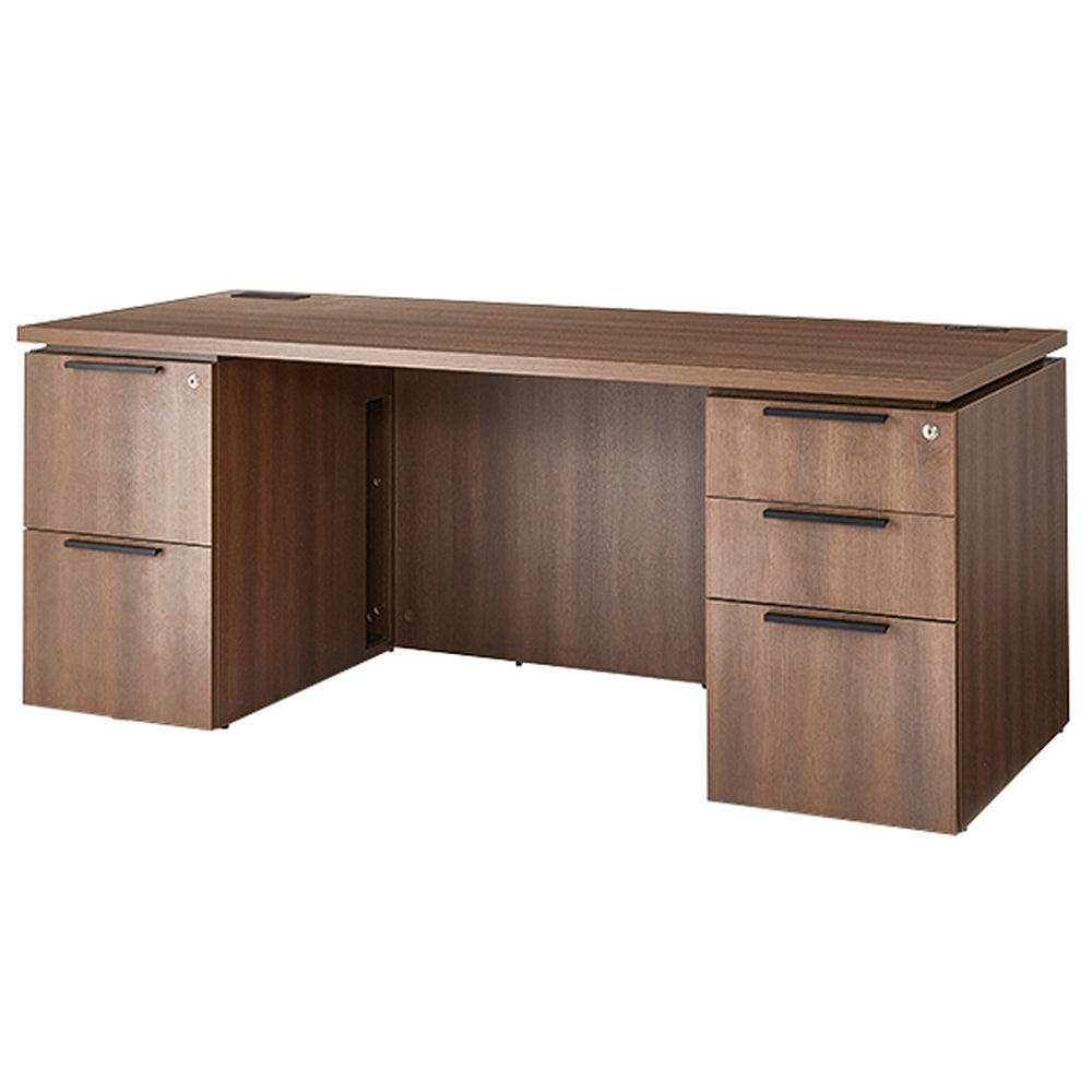 W1800 オフィスデスク 両袖デスク コードホール付き