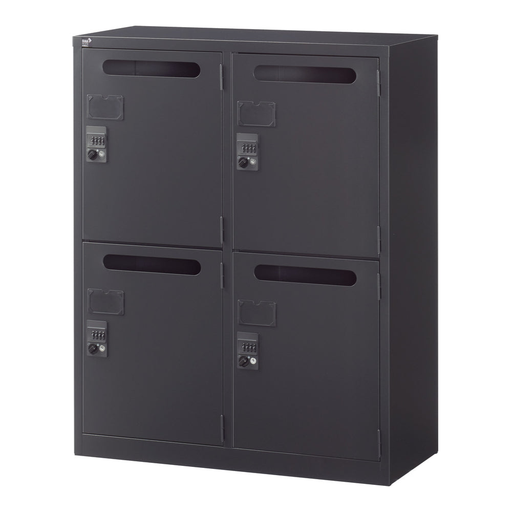 フリーアドレスオフィス向けの投入口付きパーソナルロッカー