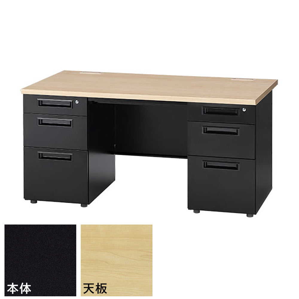 ワークデスク 3段引き出し 事務机