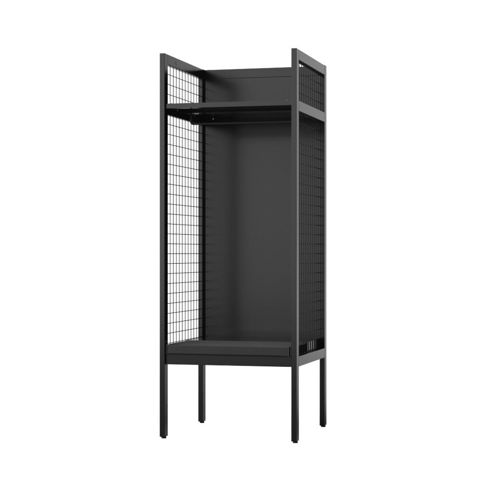 ブラック 幅700 耐久性を兼ね備えた利便性に優れたスポーツロッカー 施設 スタジアム 体育館