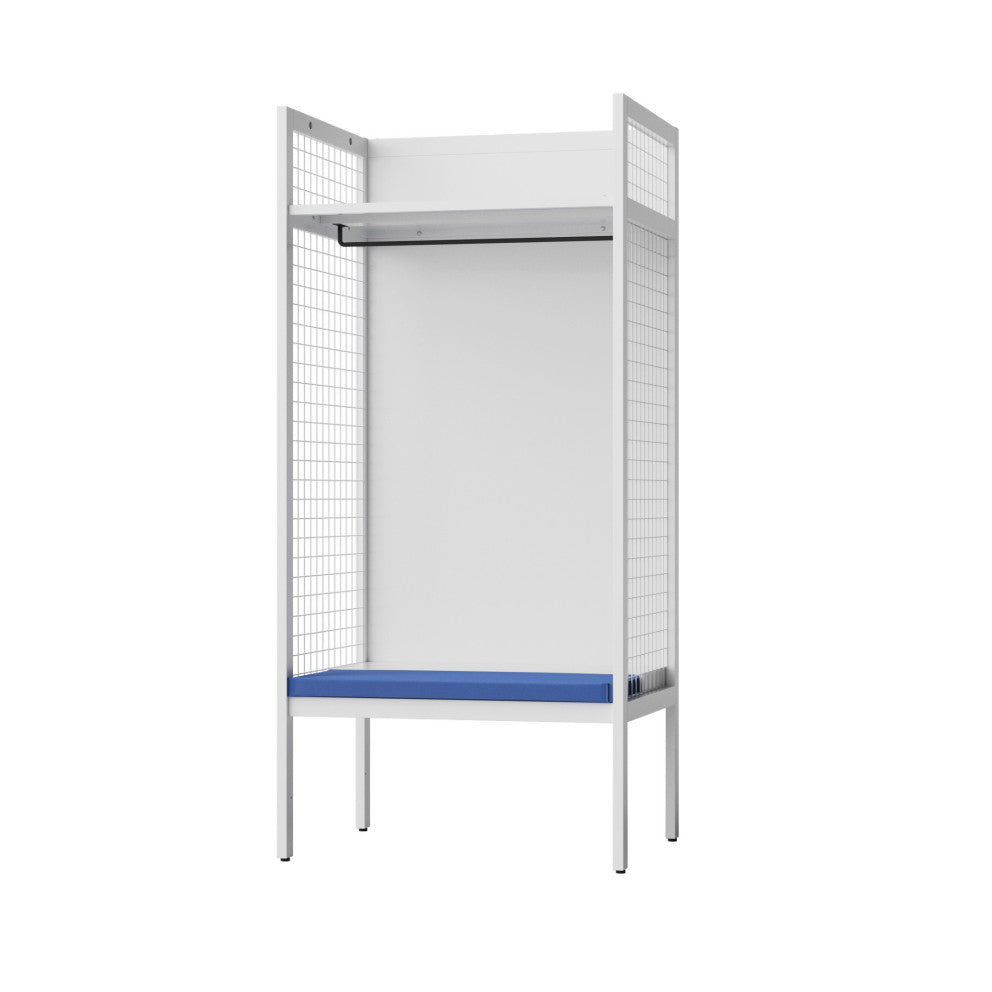ホワイト 幅900 耐久性を兼ね備えた利便性に優れたスポーツロッカー 施設 スタジアム 体育館