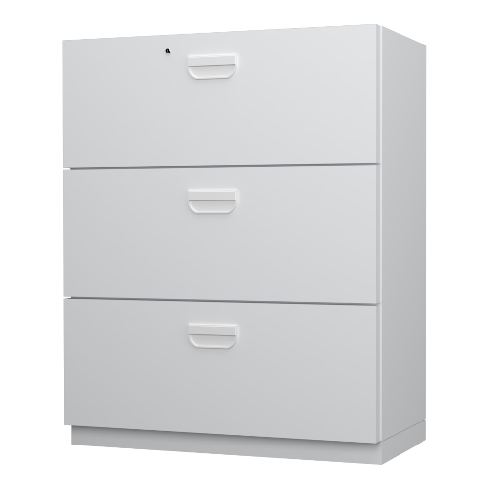 シリンダー錠 システム収納庫 ホワイト