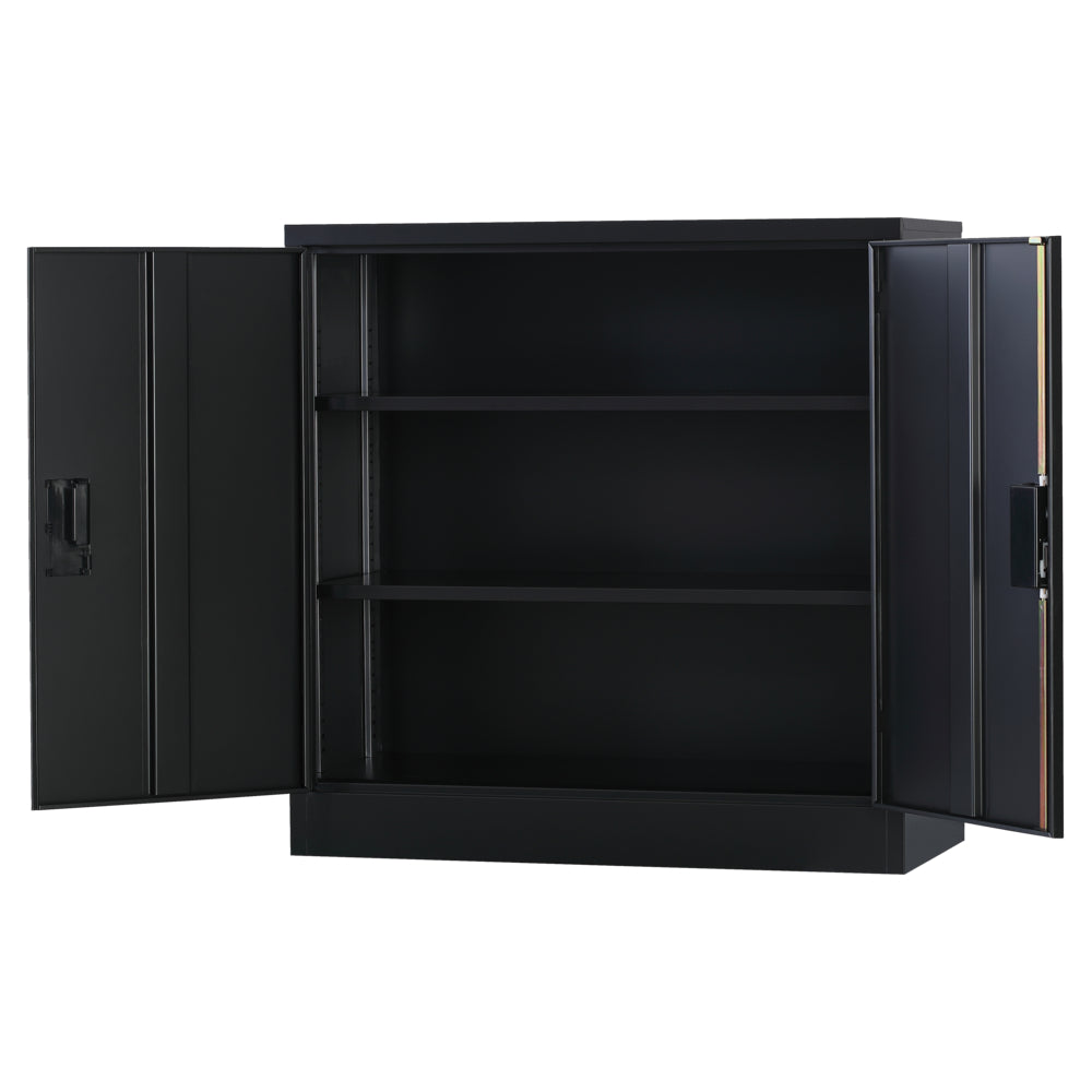 開いた扉 両開き書庫 収納庫 H880 下置き用