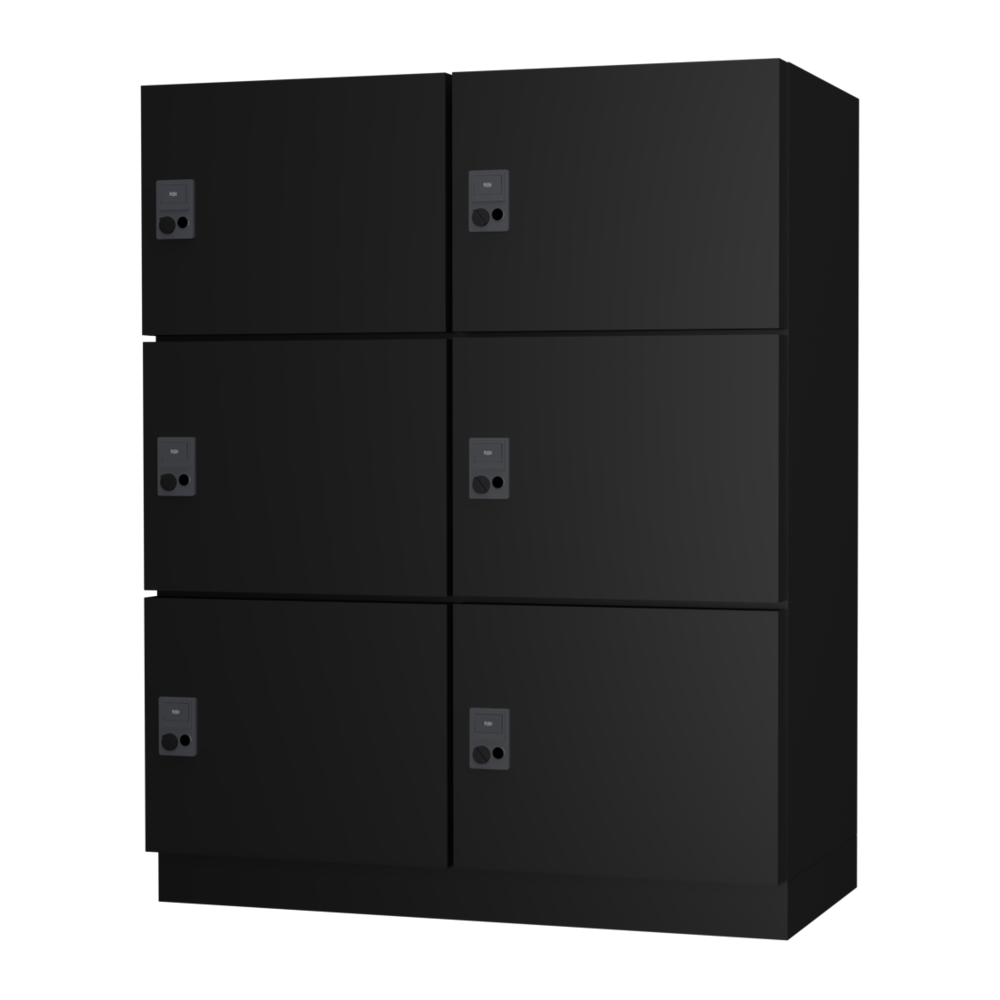 ブラック パーソナルロッカー セット