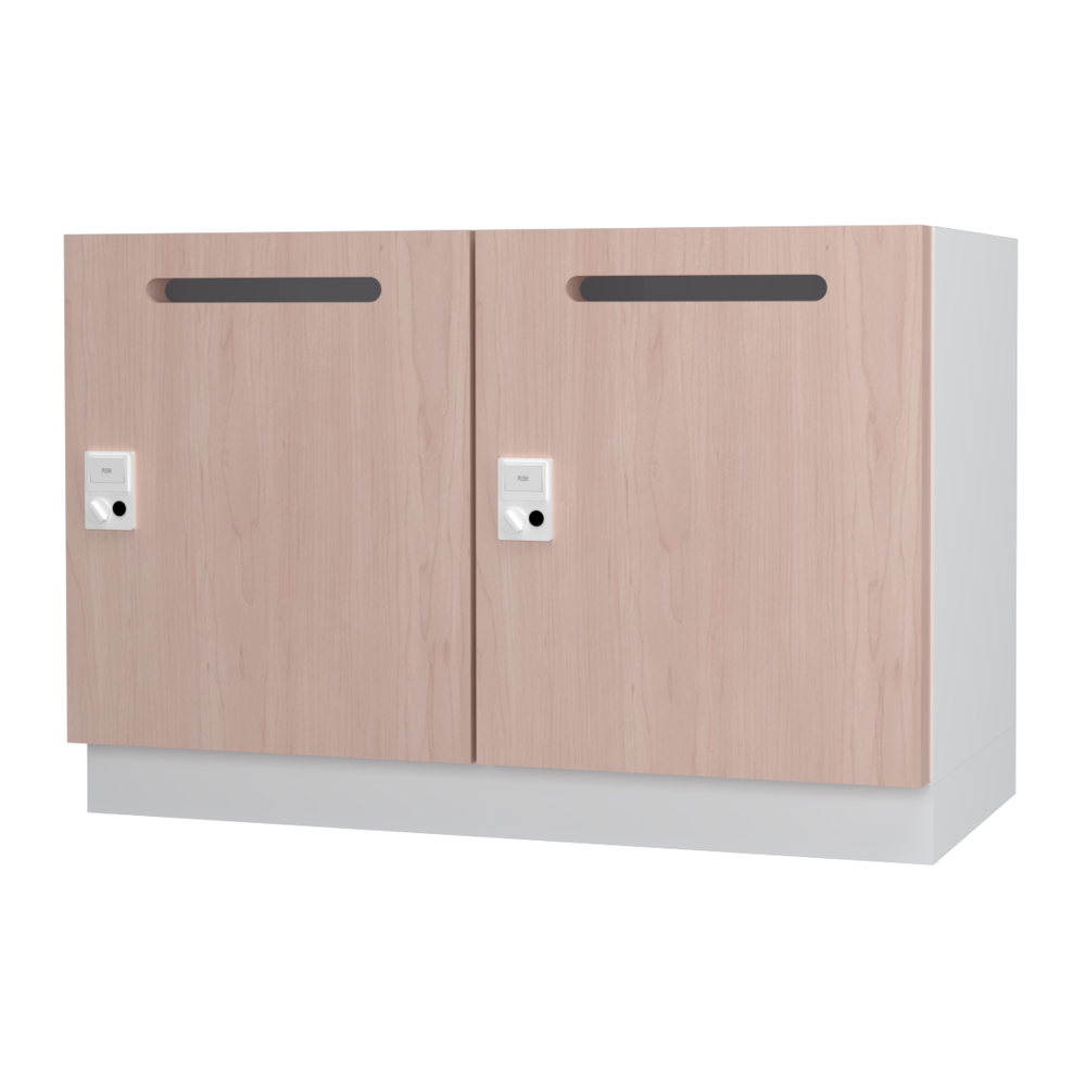 収納庫 2列1段ロッカー IC錠 メール開口