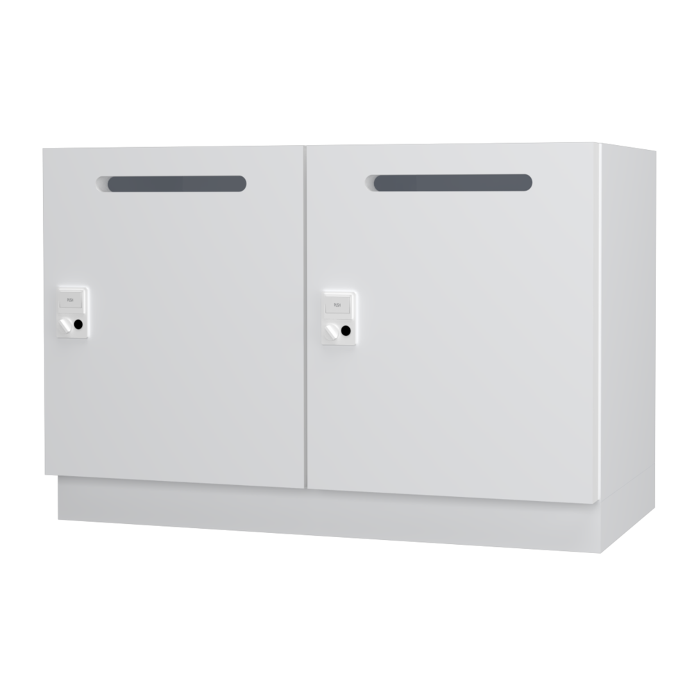 ホワイト IC錠 パーソナルロッカータイプ