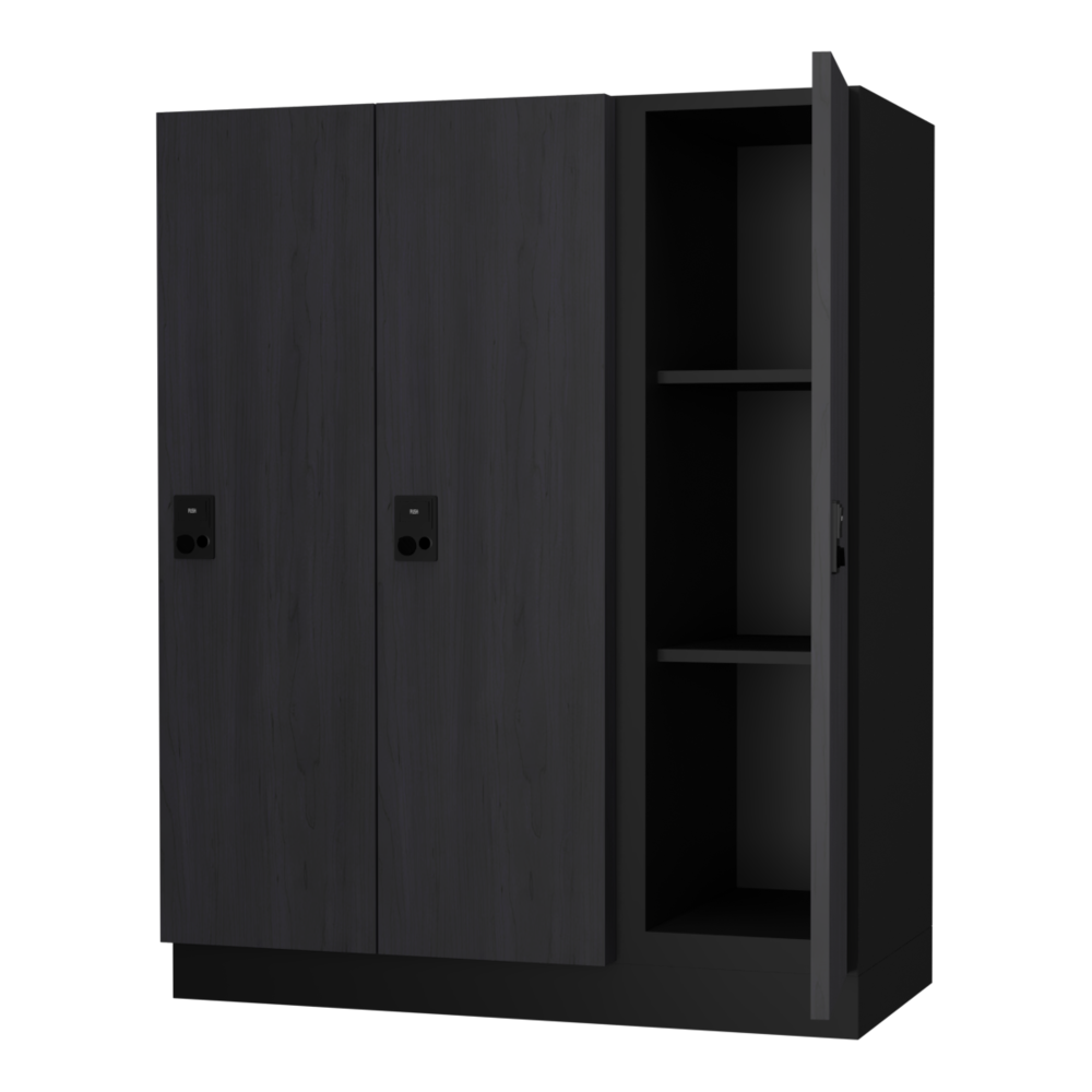 パーソナルロッカー 上下兼用 可動棚付き