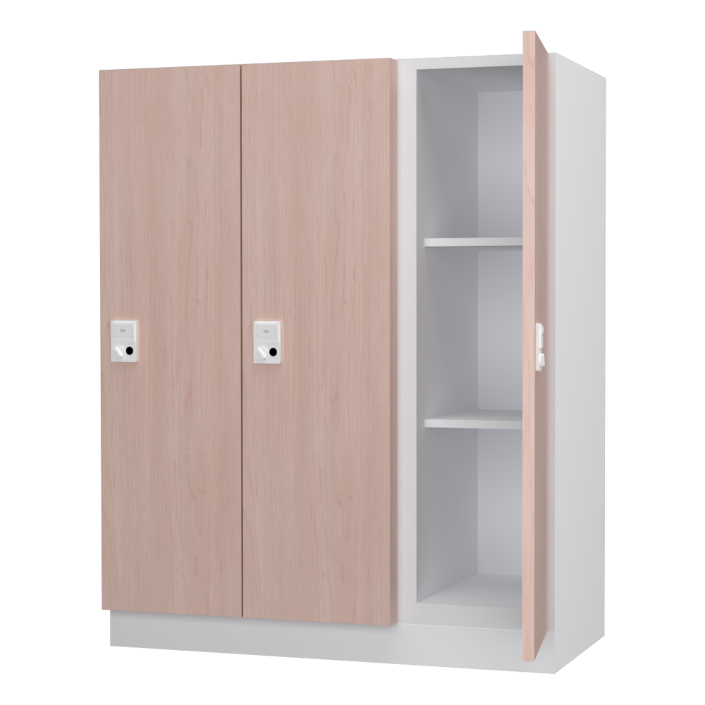 ロッカー ナチュラル セット