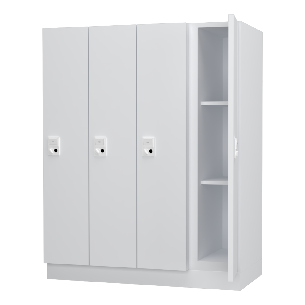 可動棚付き IC錠 ロッカー