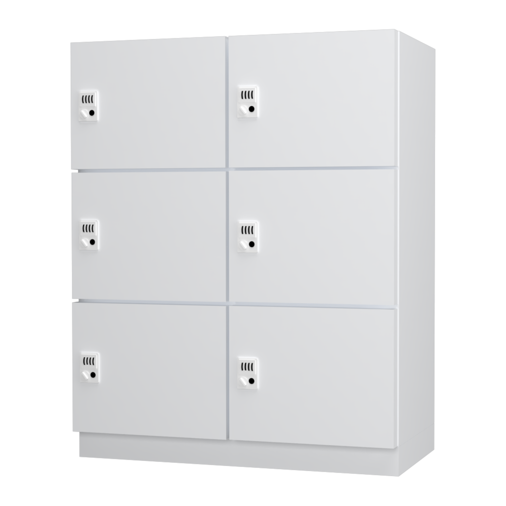 ホワイト ダイヤル錠 ロッカー