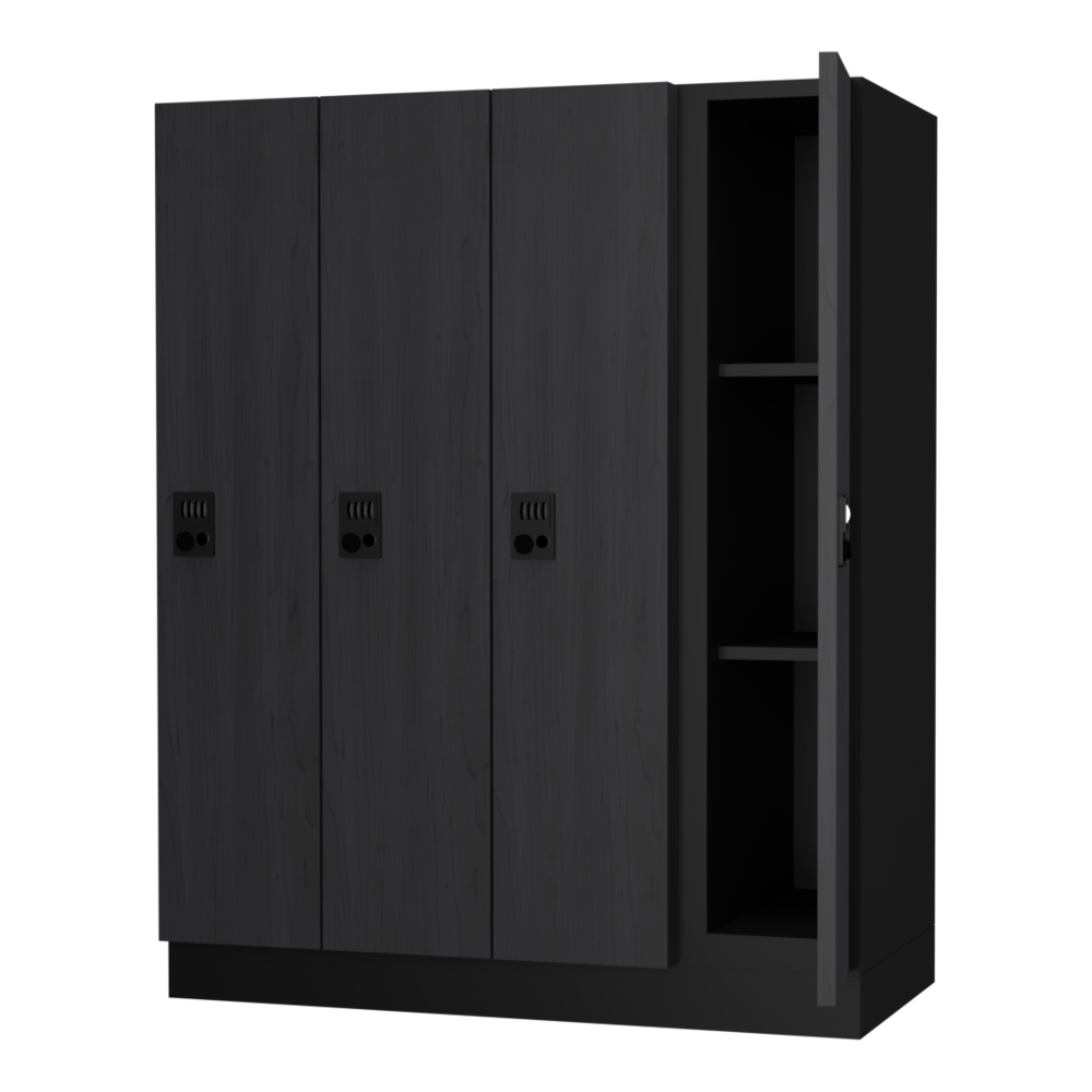 アッシュグレー 4列1段 パーソナルロッカー