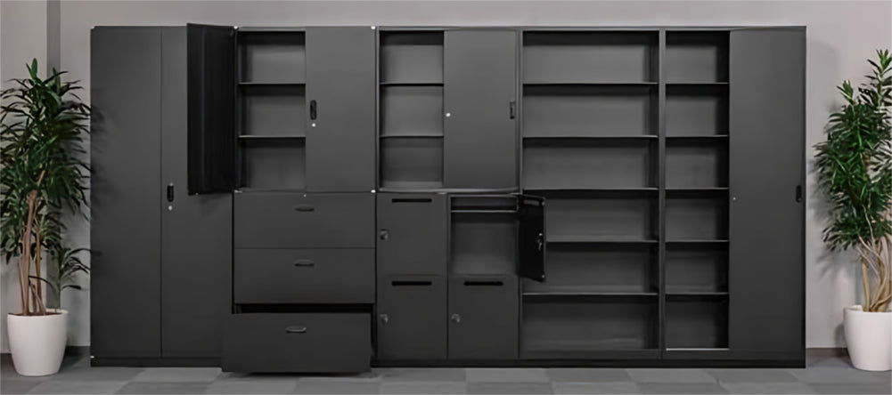 壁面収納庫 ブラック WALL STORAGE