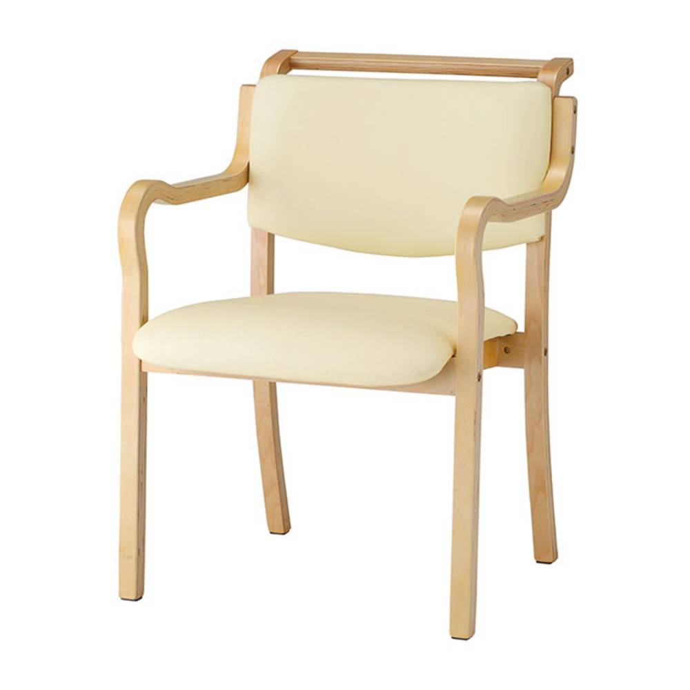 PVCレザー アイボリー 椅子 汚れに強い