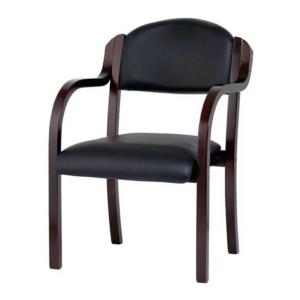 木製チェア スタッキングチェア 肘付きチェア