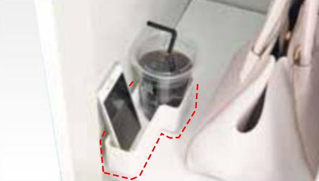 上のホルダー部 小物入れ マグネット付