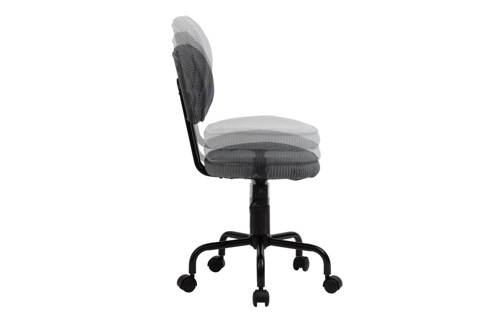 オフィスチェア 昇降機能付 キャスター付 ワークチェア 回転チェア コーデュロイ デスクチェア 【az-kofgi-109】