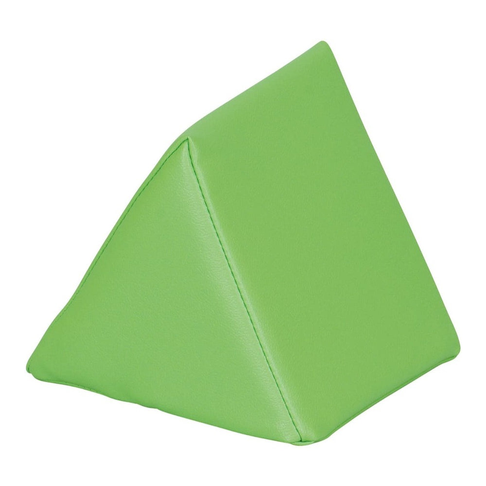 保育園・プレイルーム向け合成皮革張り三角クッション