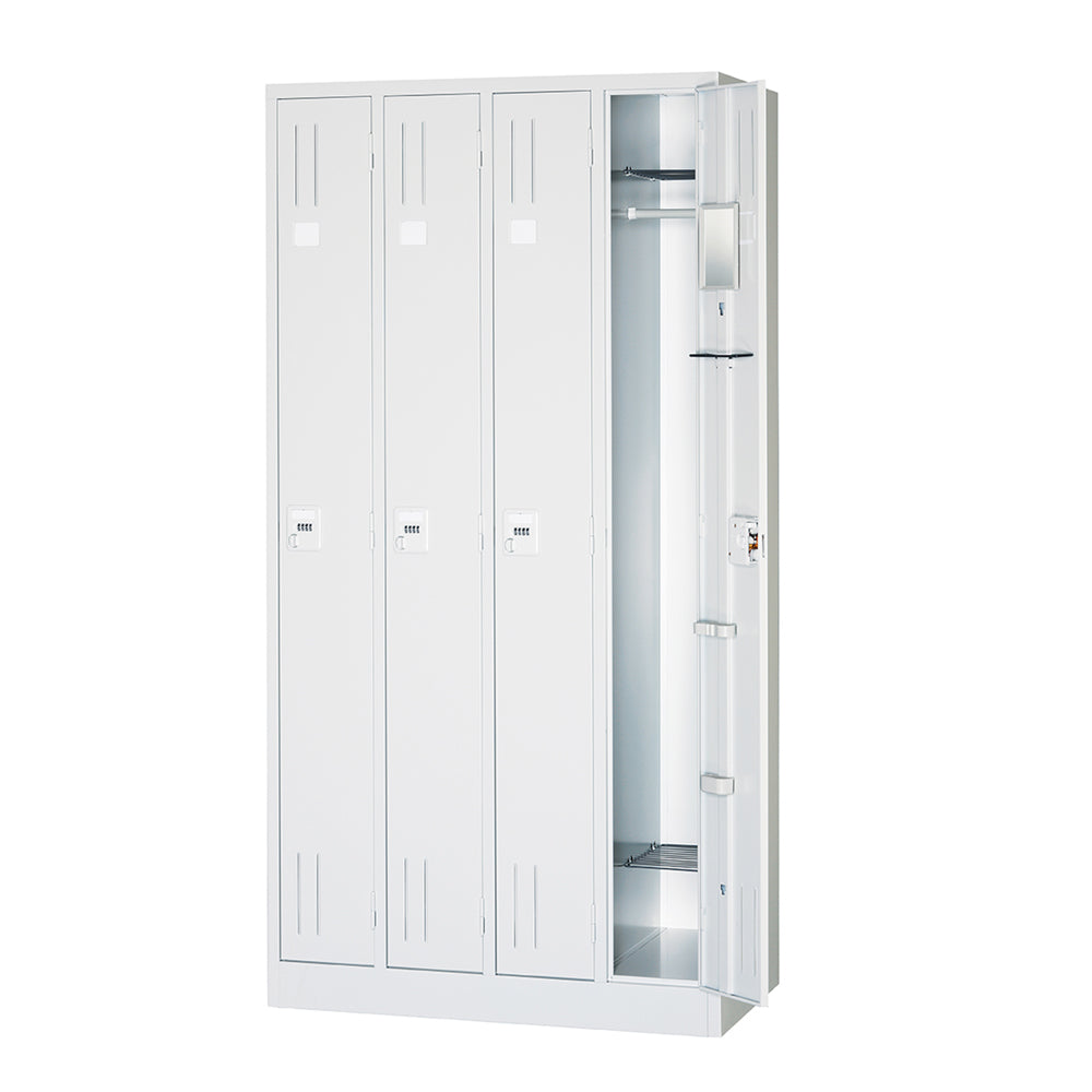 法人様限定 スタンダードロッカー ダイヤル錠タイプ ホワイト AL-KLDシリーズ【日本製】【オフィス家具市場】