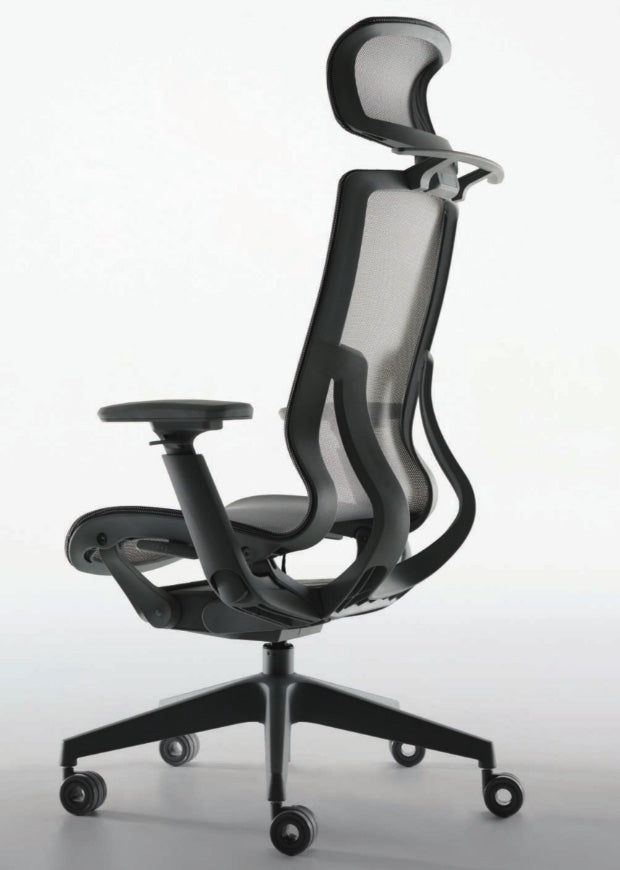 多機能ハイスペック オフィスチェア 4Dフレキシブルアームレスト ヘッドレスト付【cks1】