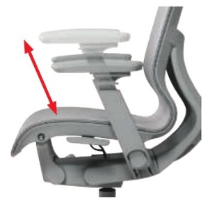 多機能ハイスペック オフィスチェア 4Dフレキシブルアームレスト ヘッドレスト付【cks1】