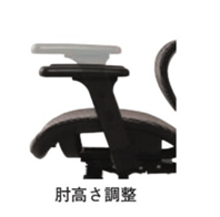 多機能ハイスペック オフィスチェア メッシュ張り シンクロロッキング ヘッドレスト付【cks2】