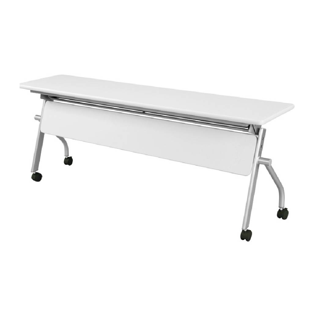 幕板付き 並行スタックテーブル キャスター付き