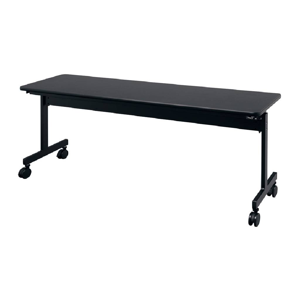 BK1ブラック 幅1800mm 長机 スタックテーブル
