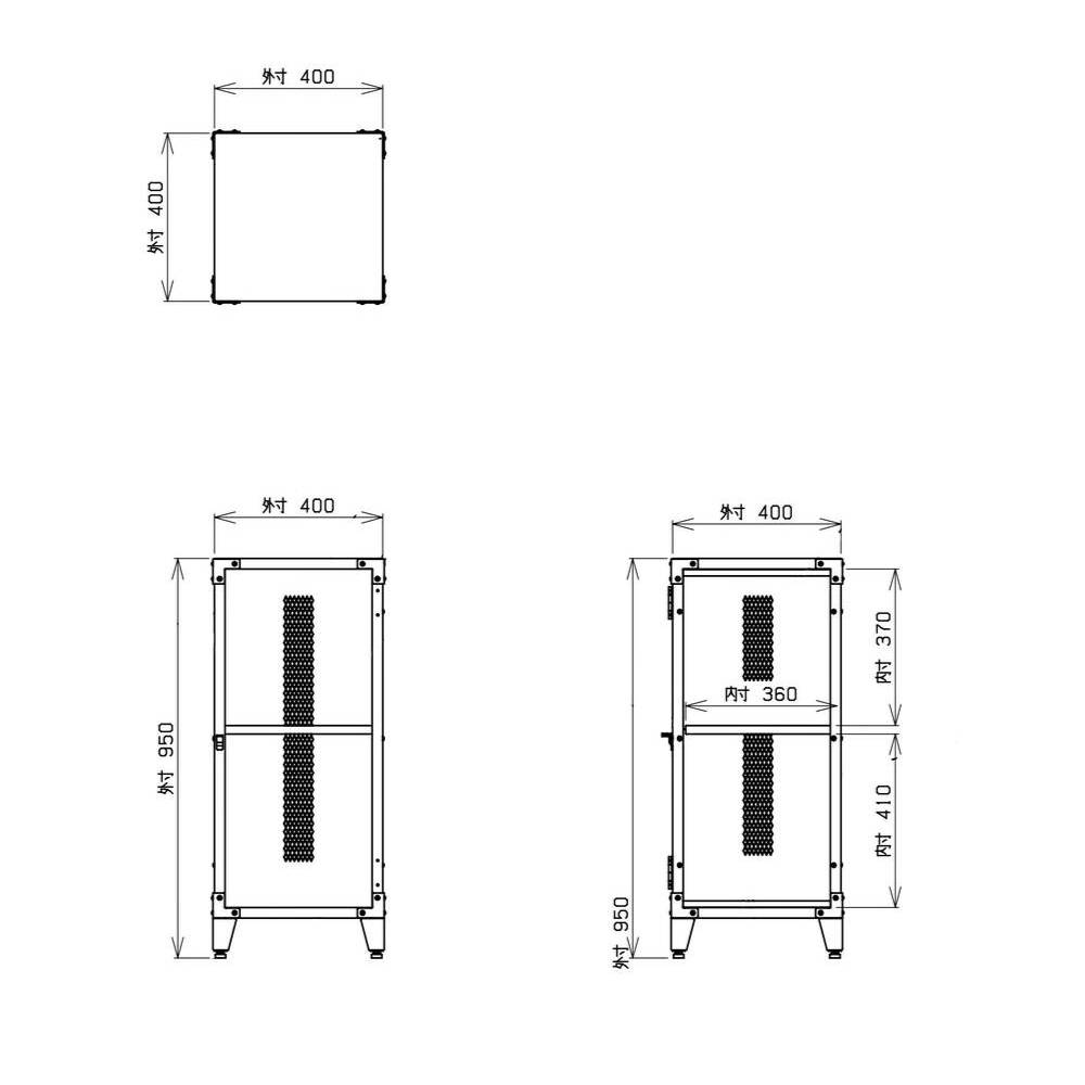 メッシュロッカー 組立タイプ スチール製【オフィス家具市場】【日本製】【H-ML】