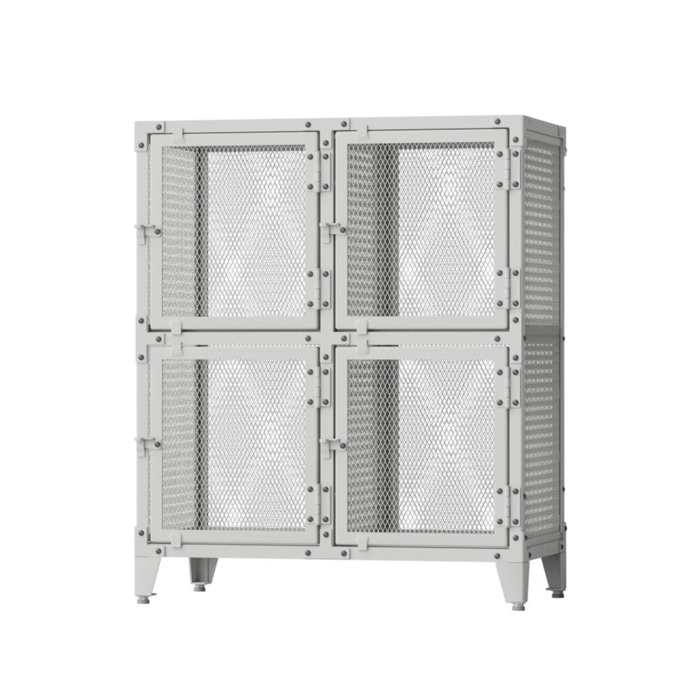 施錠可能 打ちかけ金具付き スチール製 ロッカー