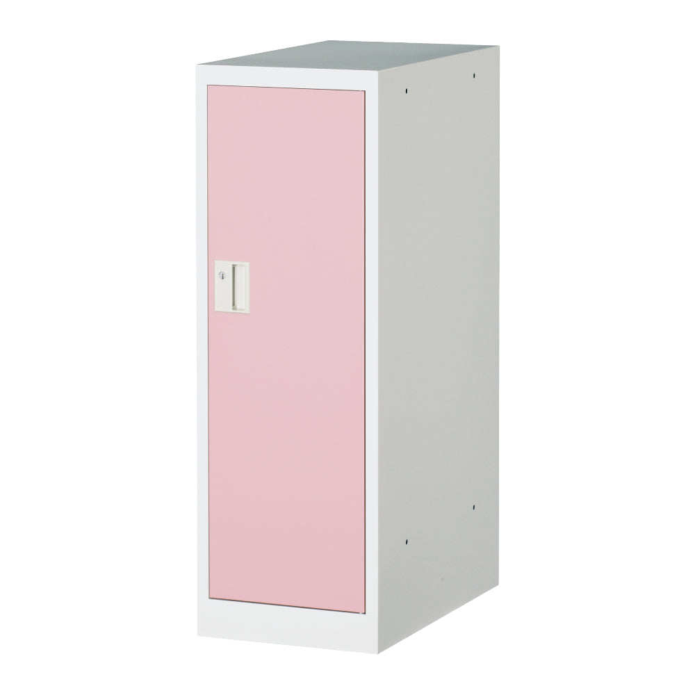 ピンク 1人用ロッカー 限られたスペース可能