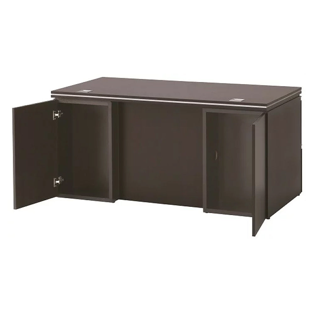 背面 扉付き収納スペース 配線収納 オフィスデスク