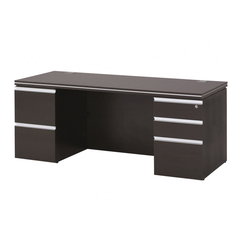 幅1800 両袖デスク ワークデスク 鍵付き右袖