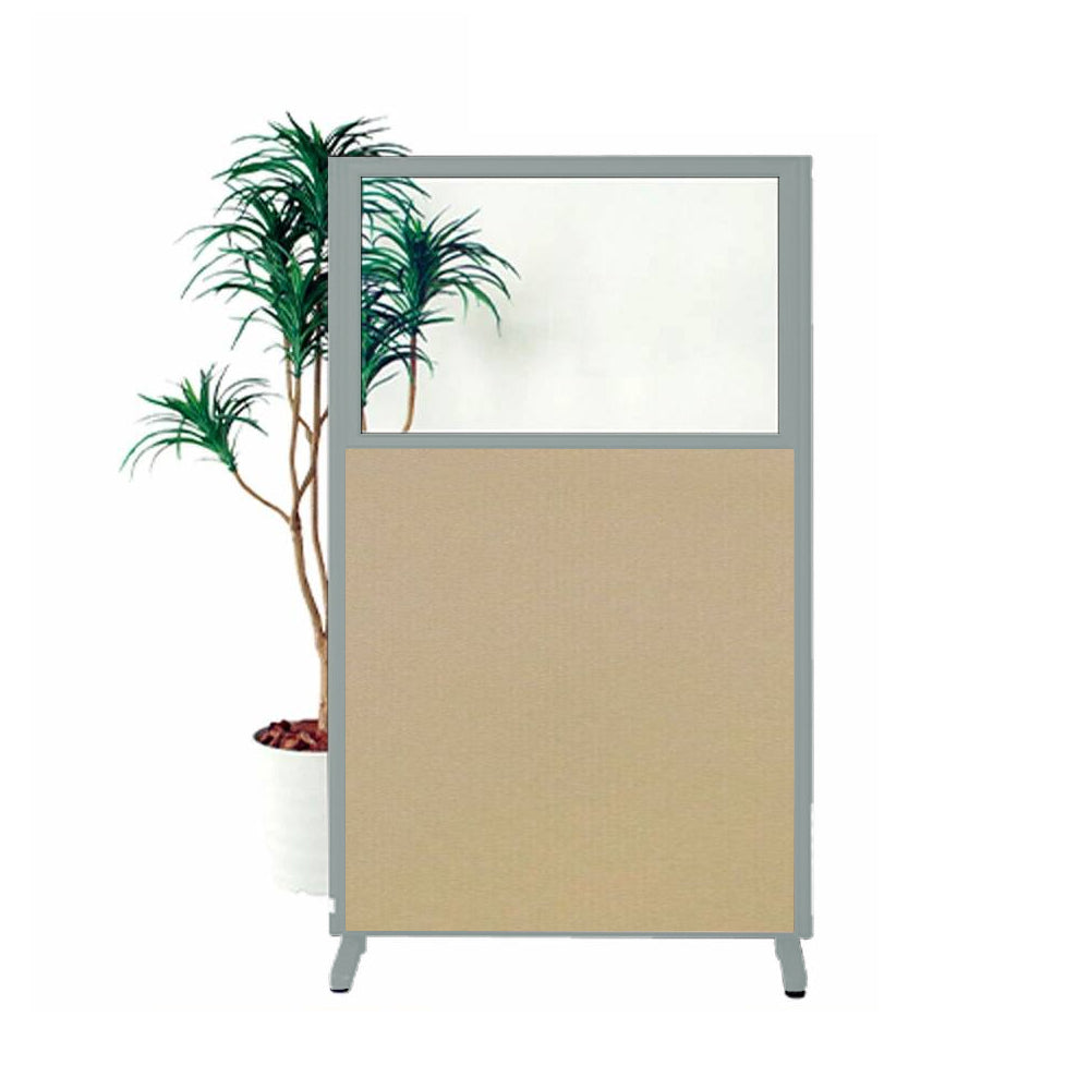 パーティション H1500・H1800 アクリルパネル 上部透明 仕切り 布張り【KO-MPB_UAR】