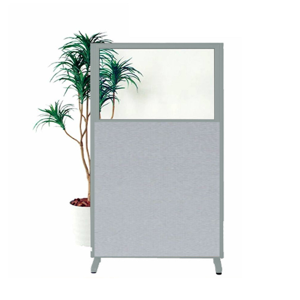 パーティション H1500・H1800 アクリルパネル 上部透明 仕切り 布張り【KO-MPB_UAR】