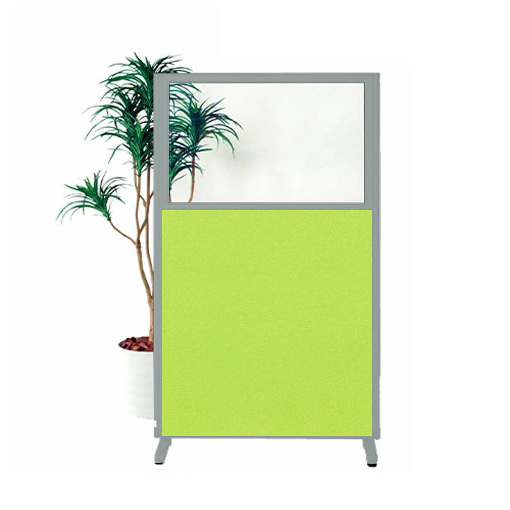 パーティション H1500・H1800 アクリルパネル 上部透明 仕切り 布張り【KO-MPB_UAR】