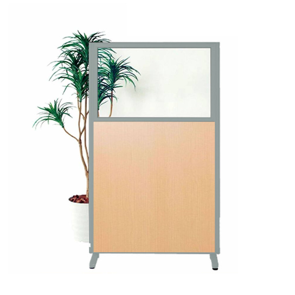 パーティション H1500・H1800 アクリルパネル 上部透明 仕切り 布張り【KO-MPB_UAR】