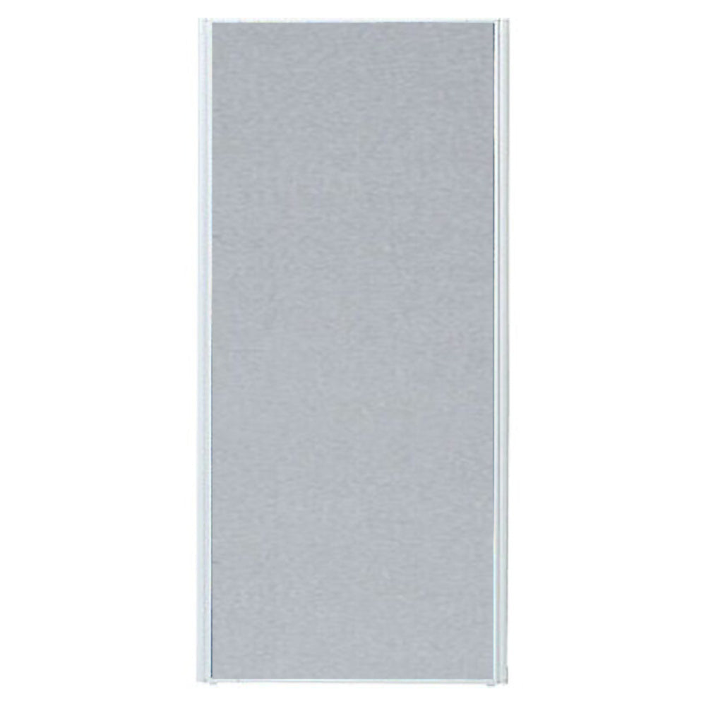ロビー シルバー枠 グレー布 パネル