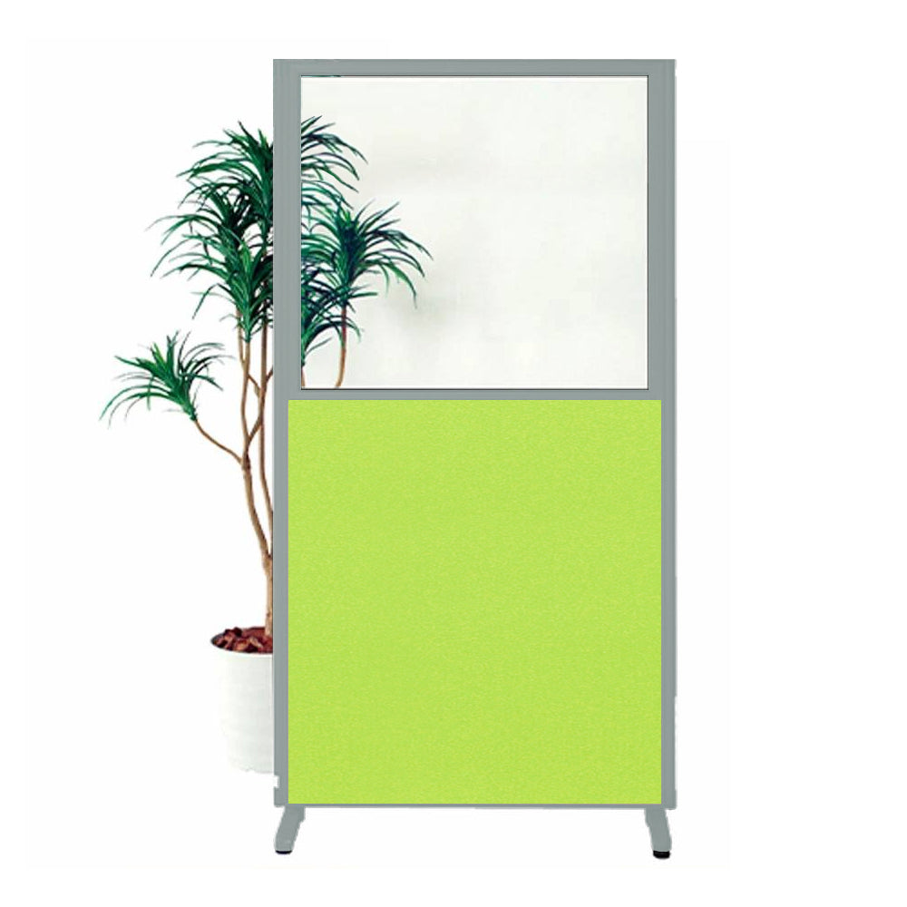 パーティション H1500・H1800 アクリルパネル 上部透明 仕切り 布張り【KO-MPB_UAR】