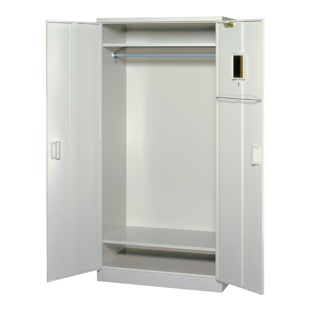 収納システム 鏡付き 多人数ロッカー